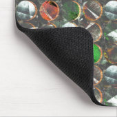 Donkere cirkel met structuur muismat (Hoek)