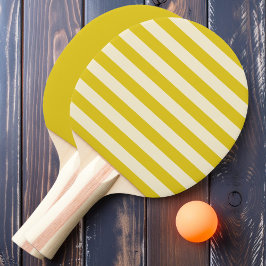 Donkere Citroen Polo Strepen en Effen Tafeltennisbatje