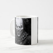 Donkere clown koffiemok (Voorkant links)