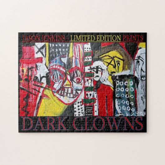 Donkere Clowns Legpuzzel (Horizontaal)