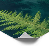 Donkere Cottagecore Bosgodin Poster (Hoek)