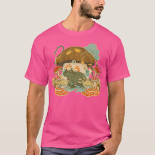 Donkere CottageCore Goblincore esthetische kikker T-shirt