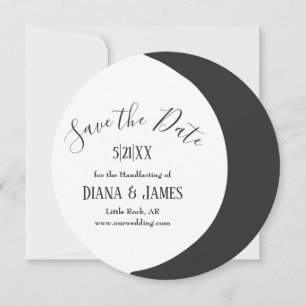 Donkere Crescent Moon Wicca Handfasting Save the D Save The Date