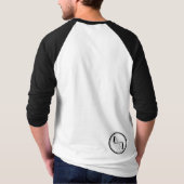 Donkere Cupid Raglan-Sleeve T-shirt (Achterkant)