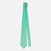 Donkere Cyaan Green en Light Lime Green Stropdas (Voorkant)