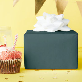 Donkere Cyaanblauwe Teal Lente Zomer Trending Kleu Cadeaupapier