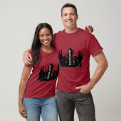 Donkere Cyberpunk Hacker Techwear T-Shirt (Unisex)
