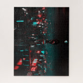 Donkere cyberstad legpuzzel (Verticaal)