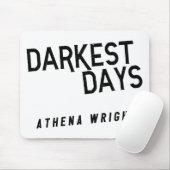 Donkere dagen door Athena Wright Mousepad White Muismat (Met muis)