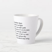 Donkere dagen koffie mok (Rechterhoek)