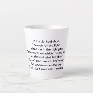 Donkere dagen koffie mok