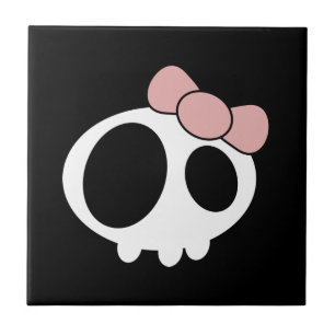 Donkere dame Ceramic Tile Tegeltje