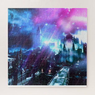 Donkere dampgolflandschap in Souls Legpuzzel