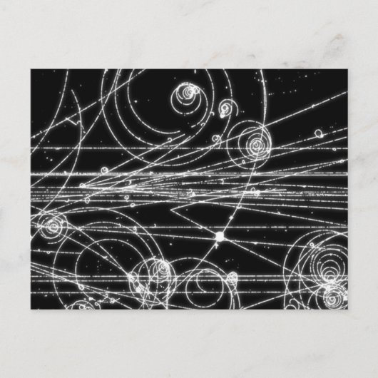 Donkere deeltjes briefkaart (Voorkant)