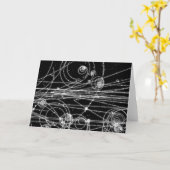 Donkere deeltjes kaart (Gele Bloem)