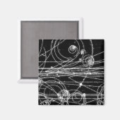 Donkere deeltjes magneet (Voorkant / Achterkant)