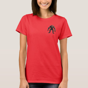 Donkere demon monster met gloeiende rode ogen Fant T-shirt