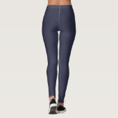Donkere denim Ultra Stretch Medium Weight Women's Leggings (Achterkant)