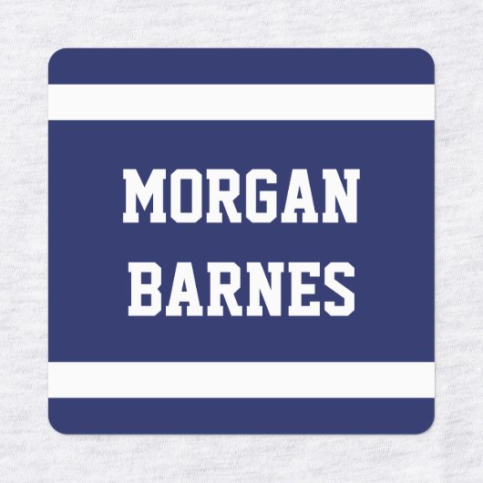 donkere diepe kleuren varisity terug naar school n labels (Design 2)