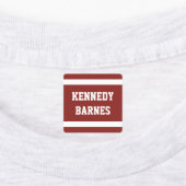 donkere diepe kleuren varisity terug naar school n labels (Aangebracht)