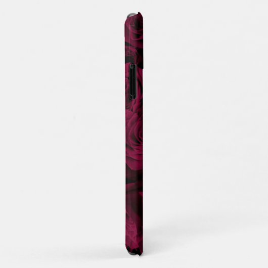 Donkere dieprode magenta rozen Case-Mate iPhone case (Achterkant/rechts)