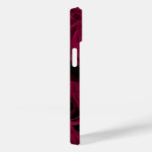 Donkere dieprode magenta rozen Case-Mate iPhone case (Achterkant / Rechts)