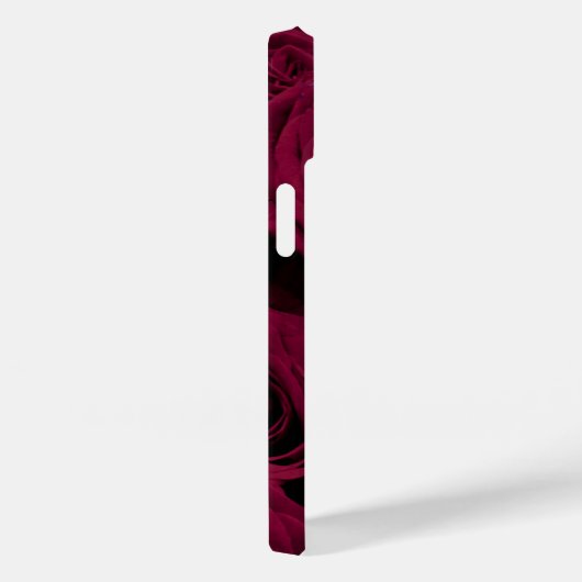 Donkere dieprode magenta rozen Case-Mate iPhone case (Achterkant / Rechts)