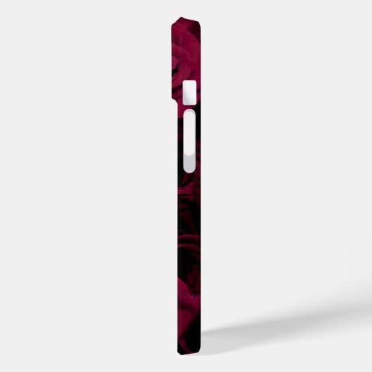 Donkere dieprode magenta rozen Case-Mate iPhone case (Achterkant / Links)