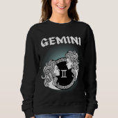 Donkere Dierenriem - Tweelingen | Middeleeuwse Ast Trui (Voorkant)