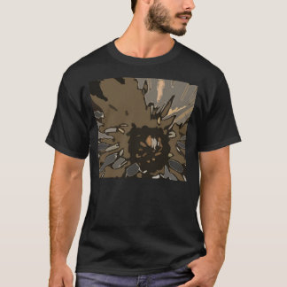 Donkere digitale Mannen T-shirt