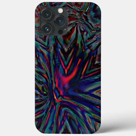 Donkere digitale roestheid en roestachtige ingegra Case-Mate iPhone case (Achterkant)