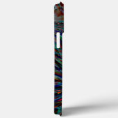 Donkere digitale roestheid en roestachtige ingegra Case-Mate iPhone case (Achterkant / Rechts)