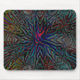 Donkere digitale roestheid en roestachtige ingegra muismat