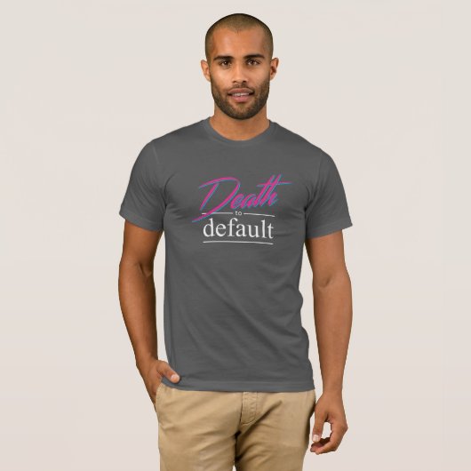 Donkere dood tot stilstand t-shirt (Voorkant volledig)