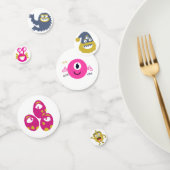 Donkere Doodle monsters Tafel Confetti (Groep)