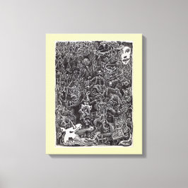 Donkere doorgang door Brian Benson Canvas Afdruk