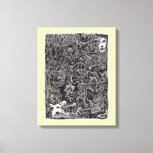 Donkere doorgang door Brian Benson Canvas Afdruk (Voorkant)