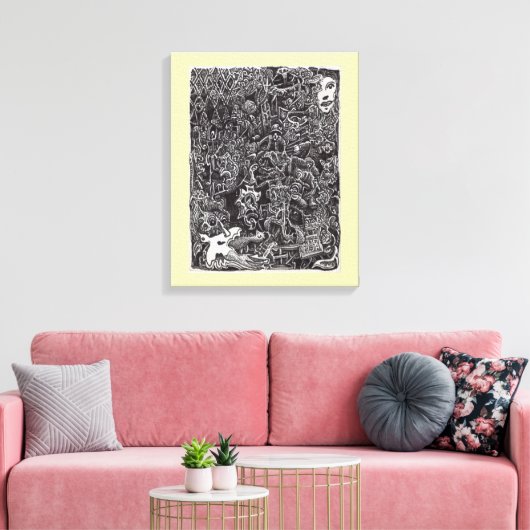 Donkere doorgang door Brian Benson Canvas Afdruk (Insitu (Woonkamer))