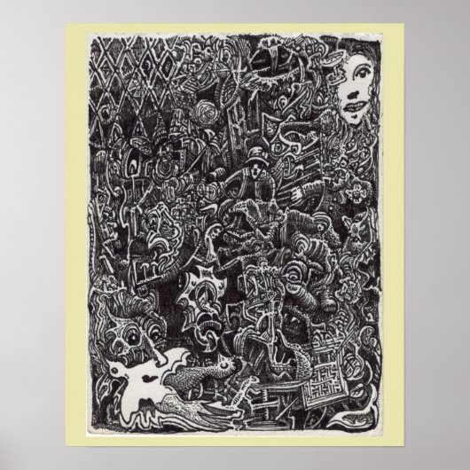 Donkere doorgang door Brian Benson Poster (Voorkant)