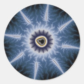 Donkere doornen ronde sticker (Voorkant)