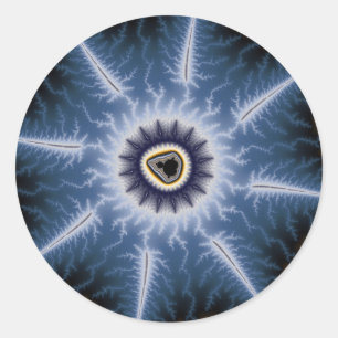 Donkere doornen ronde sticker