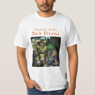 Donkere dromen afdrukken t-shirt