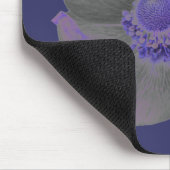  donkere dromen Anemone Flower Mousepad Muismat (Hoek)