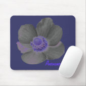  donkere dromen Anemone Flower Mousepad Muismat (Met muis)
