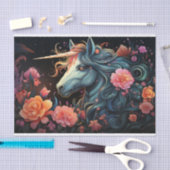 Donkere eenhoorn decoupage tissuepapier (Craft)