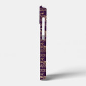 Donkere  eicelplanten met monogram Case-Mate iPhone case (Achterkant / Links)