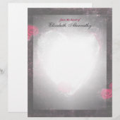 Donkere Elegant Rozen (Voorkant / Achterkant)