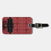 Donkere elegantie 8 bagagelabel (Voorkant horizontaal)