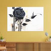 Donkere Elegantie Canvas Afdruk (Insitu (Woonkamer))