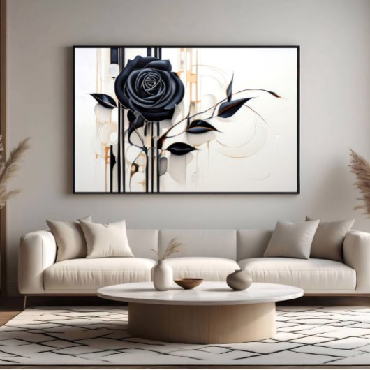 Donkere Elegantie Canvas Afdruk